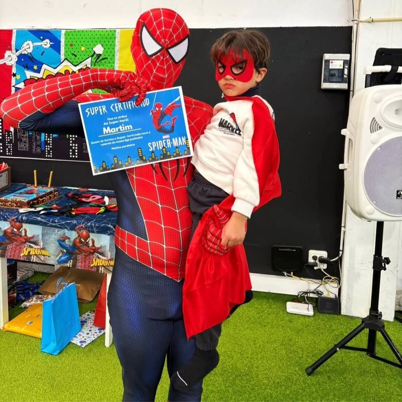 Visita Magica Homem Aranha